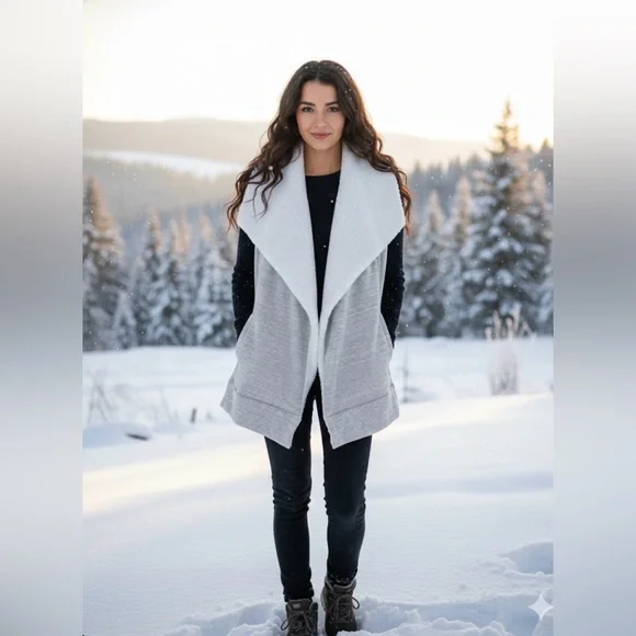 Athleta long line heathered vest - Size XS - Picture 10 of 10